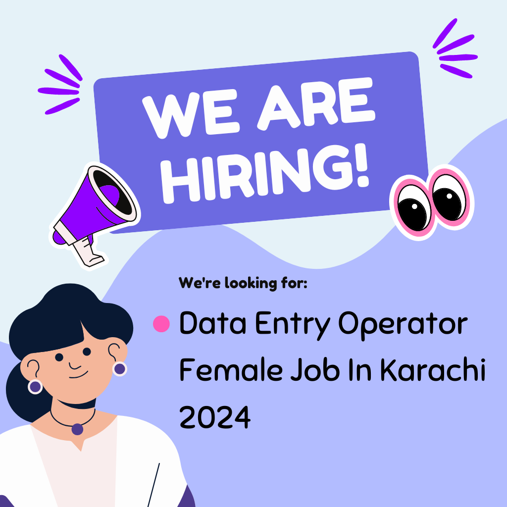 Data Entry Operator Female Job In Karachi 2024